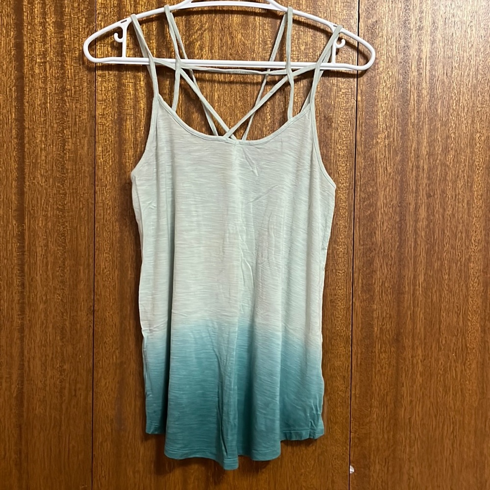 Ombré Teal Tank